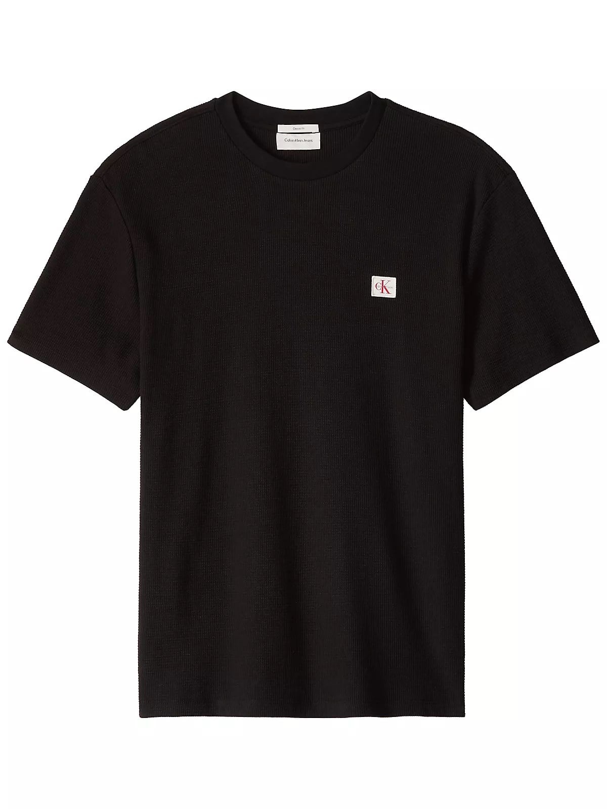 Calvin Klein Calvin Klein Erkek Normal Kesim Yuvarlak Yakalı Logo Etiketli Kısa Kollu Siyah T-Shirt LV04RD008G-UB1