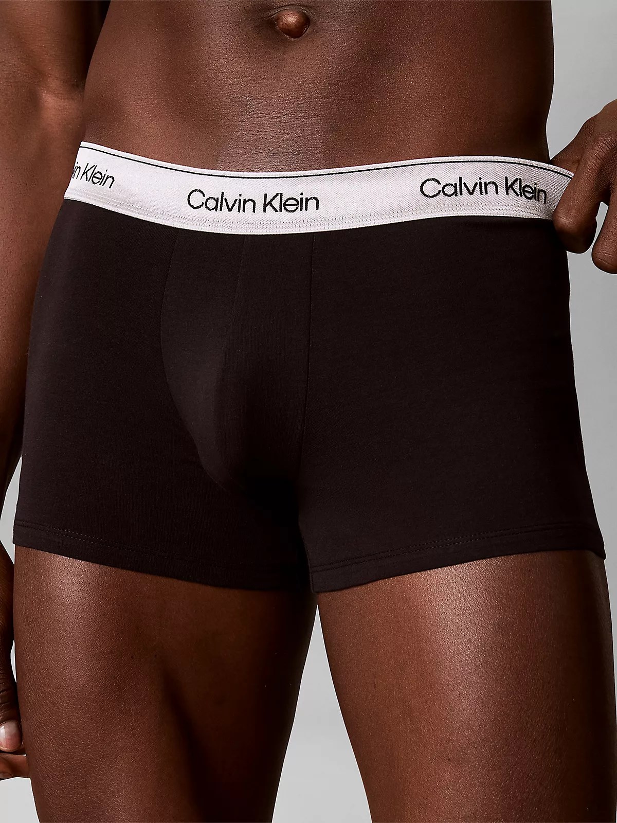 Calvin Klein Calvin Klein Erkek Pamuklu Slim Fit Beli Elastik Bantlı 3'lü Siyah-Beyaz Boxer LV00NB4575-4XK