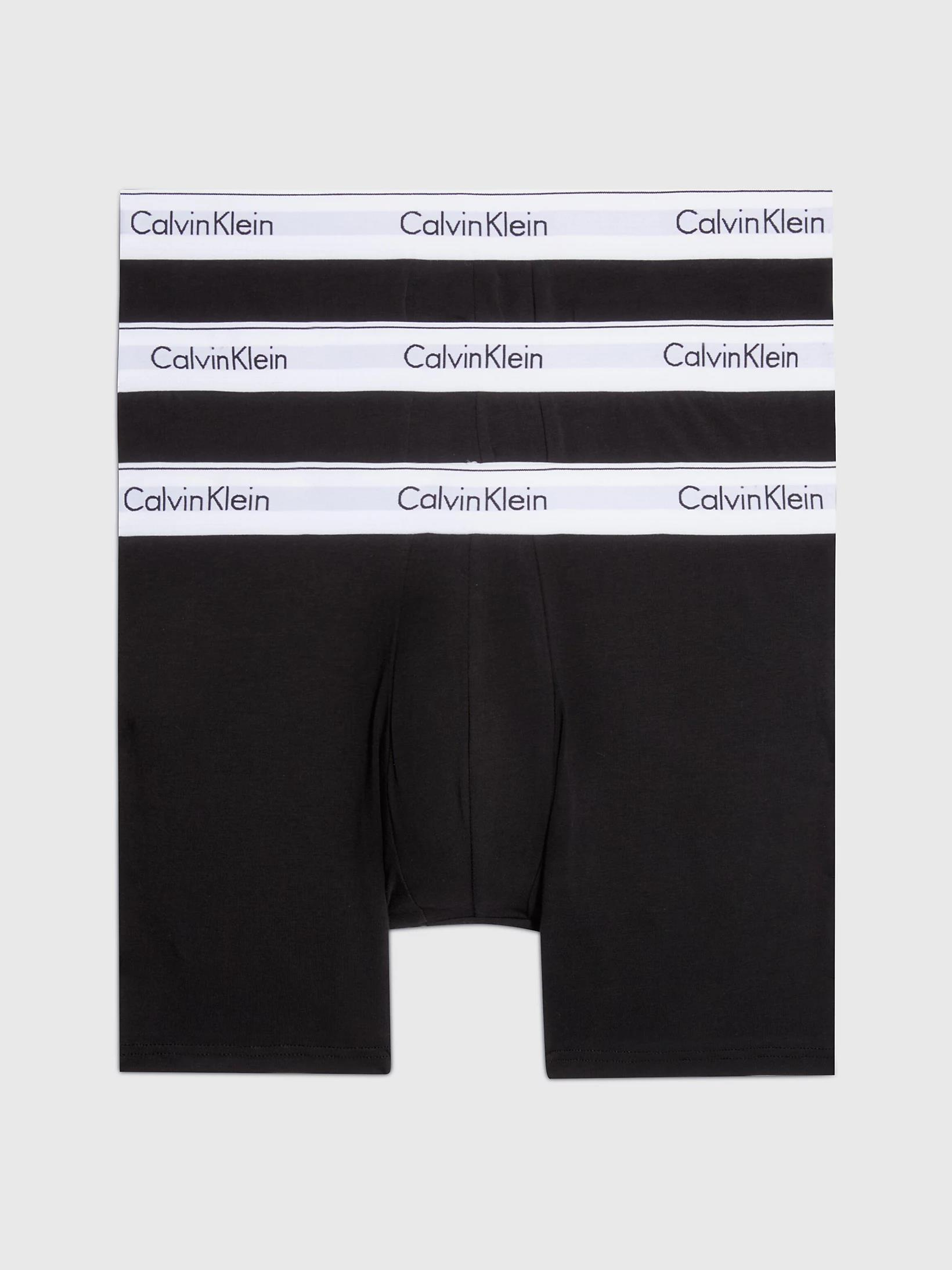 Calvin Klein Calvin Kleın Erkek Pamuklu Logolu Lastikli Normal Bel Siyah BOXER 000NB2381A-001