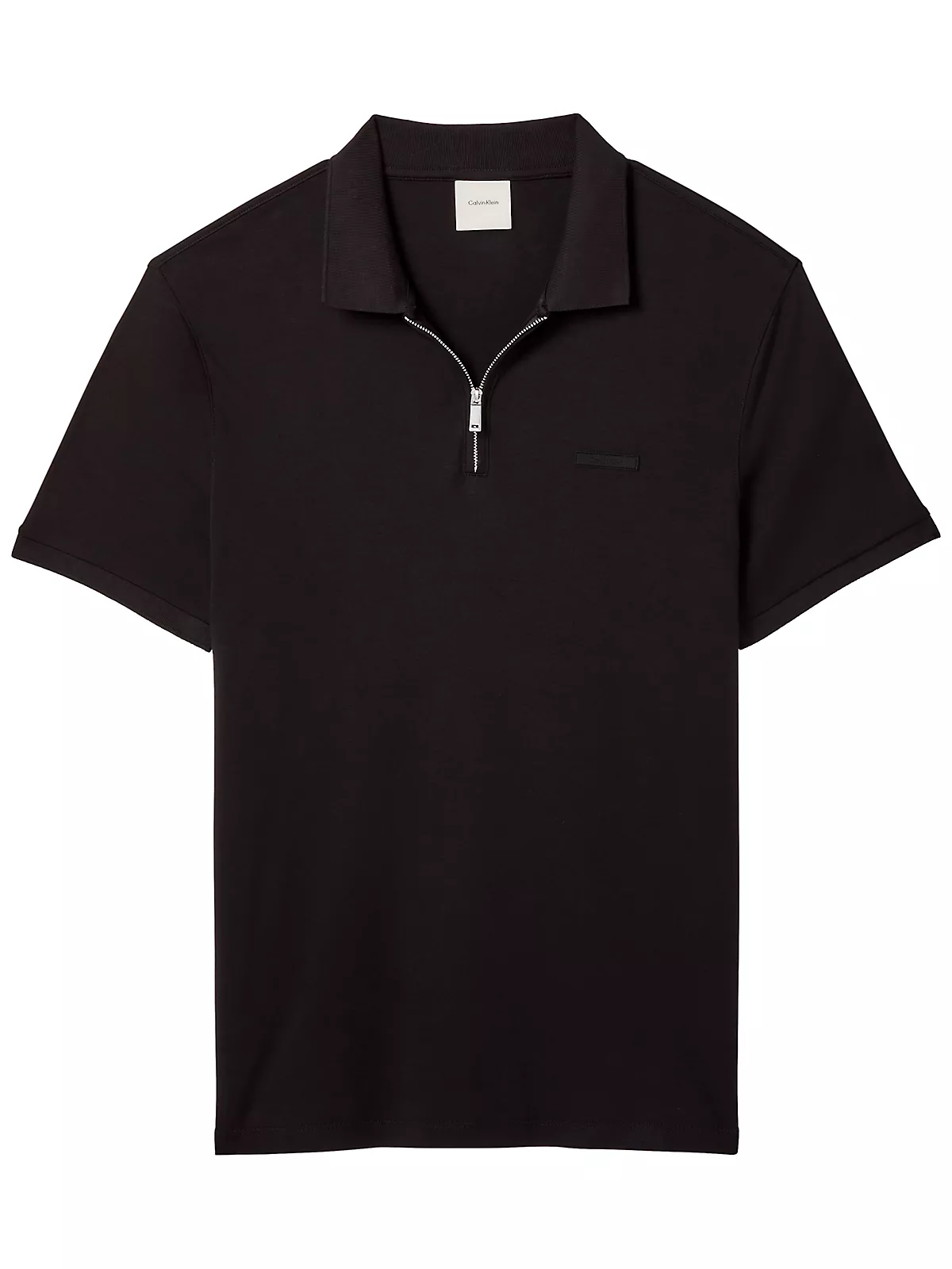 Calvin Klein Calvin Klein Erkek Pamuklu Regular Fit Uzun Kollu Polo Yaka Siyah T-Shirt LV04LE255G-UB1
