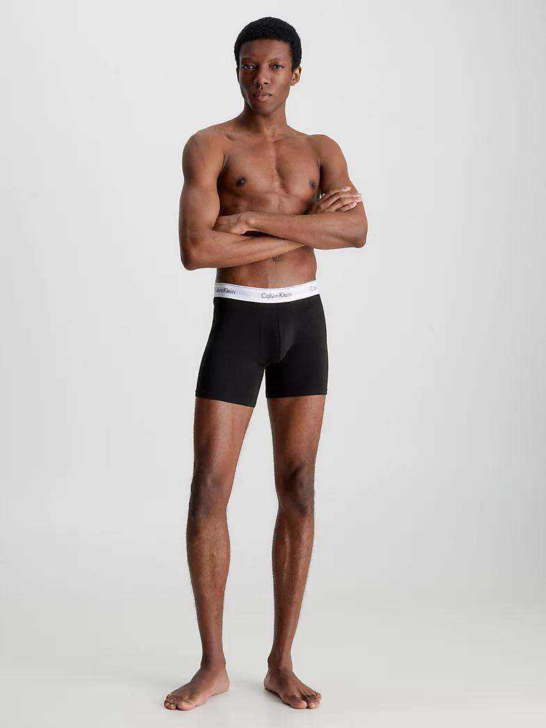 Calvin Klein Calvin Kleın Erkek Pamuklu Logolu Lastikli Normal Bel Siyah BOXER 000NB2381A-001