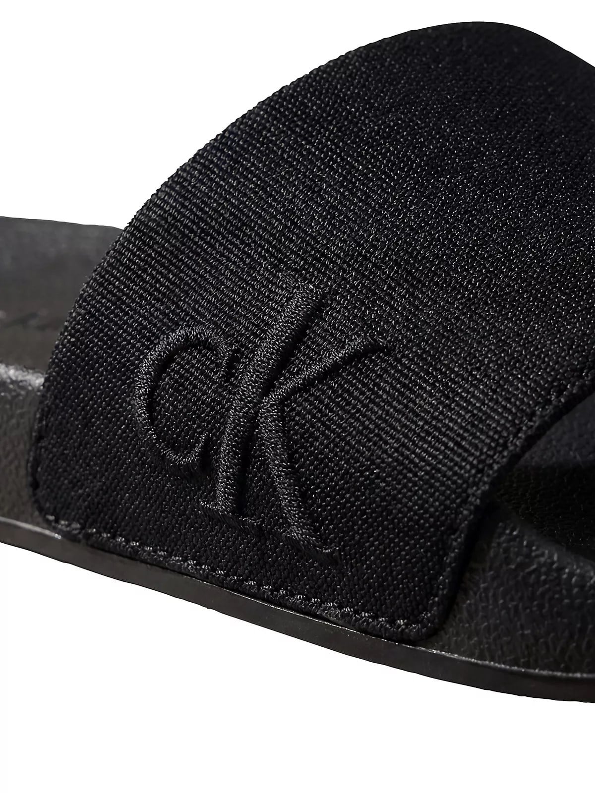 Calvin Klein Calvin Klein Erkek Rahat Taban Deri Düz Taban Siyah Terlik HM0HM02227-0GJ