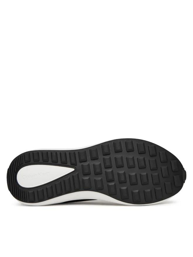Calvin Klein Calvin Klein Erkek Rahat Yüksek Taban CK Logolu Deri Siyah Sneaker YM0YM01370-0GM