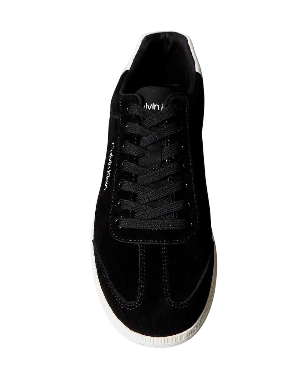 Calvin Klein Calvin Klein Erkek Rahat Taban Bağlamalı Süet Siyah Sneaker HM0HM01946-BEH