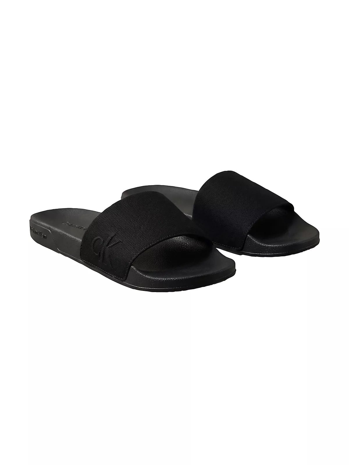 Calvin Klein Calvin Klein Erkek Rahat Taban Deri Düz Taban Siyah Terlik HM0HM02227-0GJ