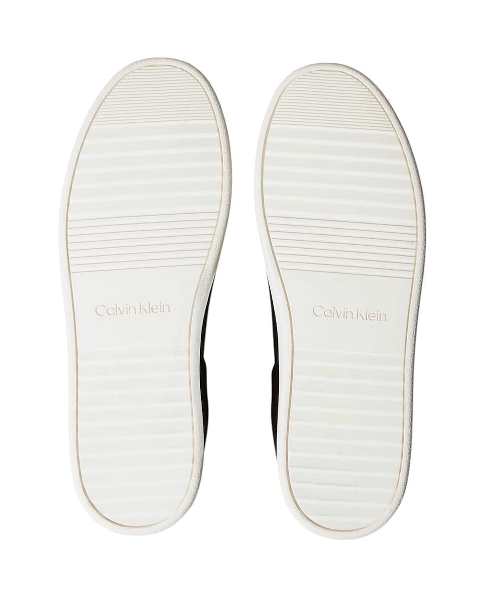 Calvin Klein Calvin Klein Erkek Rahat Taban Bağlamalı Süet Siyah Sneaker HM0HM01946-BEH