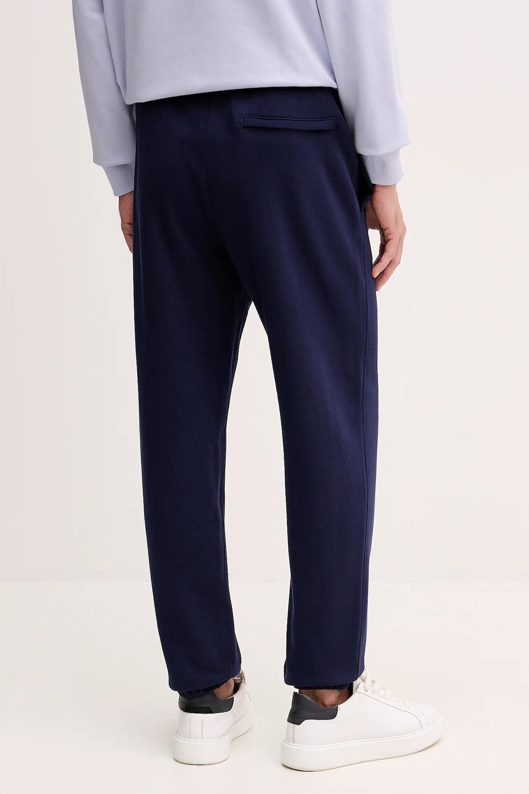 Calvin Klein Calvin Klein Erkek Regular Fit Beli ve Paçası Lastikli %100 Pamuklu Lacivert Eşofman Altı LV04RE256G-WFW