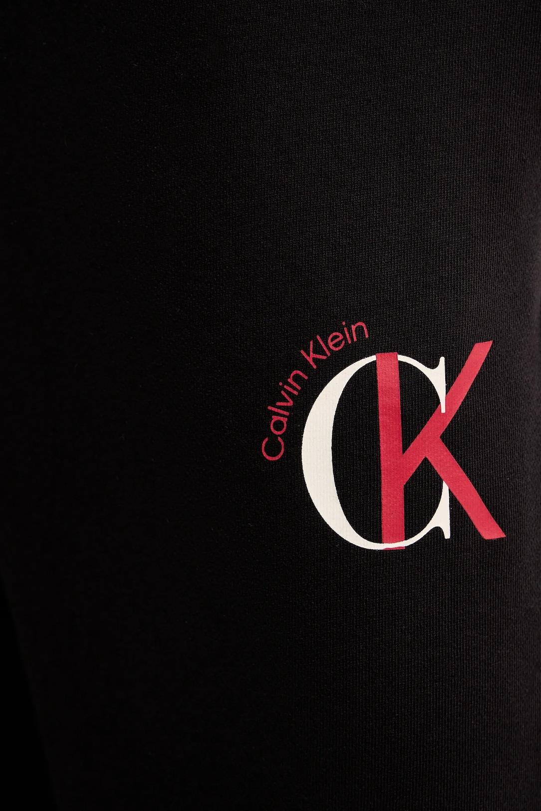 Calvin Klein Calvin Klein Erkek Regular Fit Beli ve Paçası Lastikli %100 Pamuklu Siyah Eşofman Altı LV04RE256G-UB1