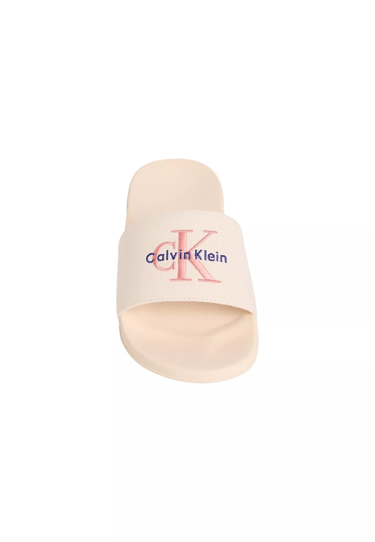Calvin Klein Calvin Klein Kadın %100 Deri Rahat Taban CK Logolu Bej Terlik HW0HW02958-AEF