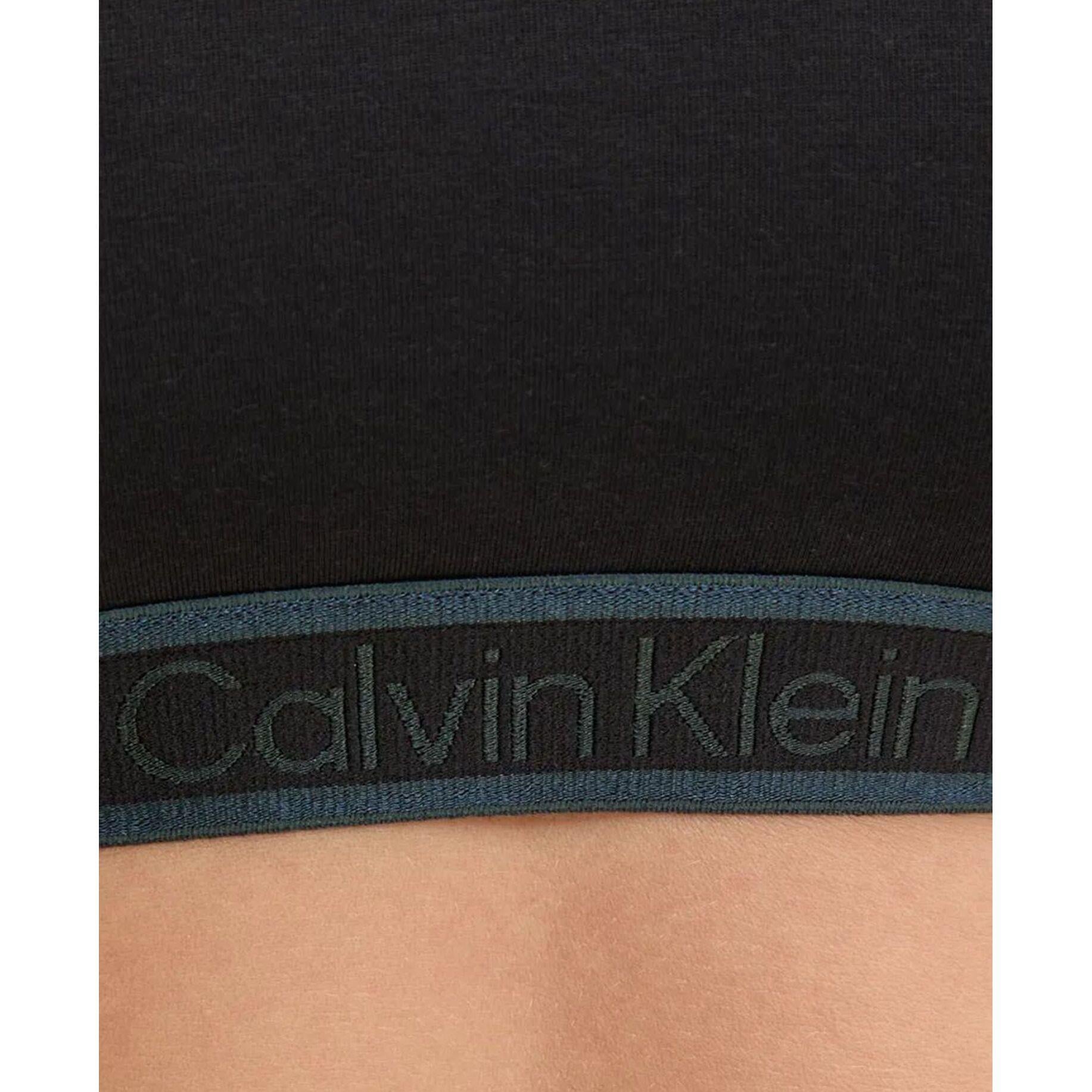Calvin Klein Calvin Kleın Kadın Askılı Marka Logolu Pamuklu Siyah Bralet 000QF7957E-UB1