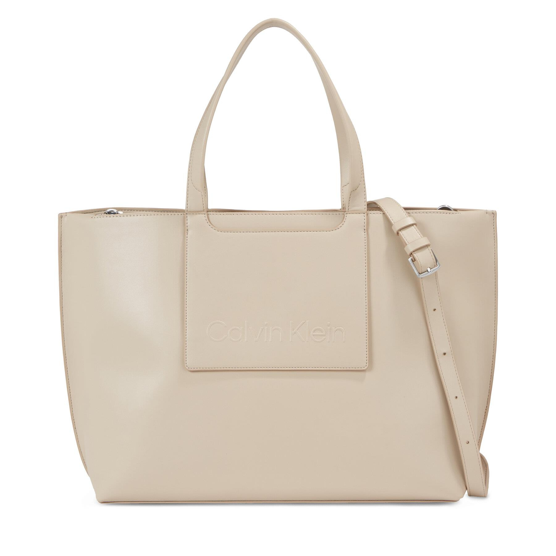 Calvin Klein Calvin Kleın Kadın Ayarlanabilir Kalın Askılı Bej Omuz Çantası K60K611049-PBP