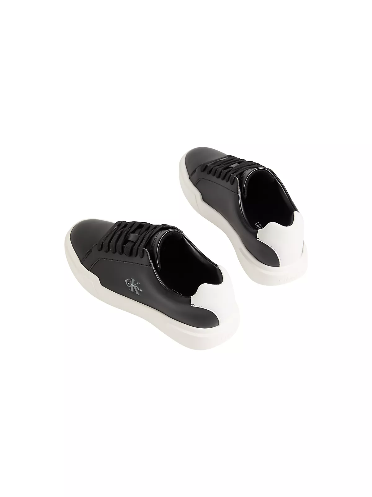 Calvin Klein Calvin Klein Kadın Bağcıklı Rahat Taban Logo Detaylı Deri Günlük Siyah Sneaker YW0YW01947-06W