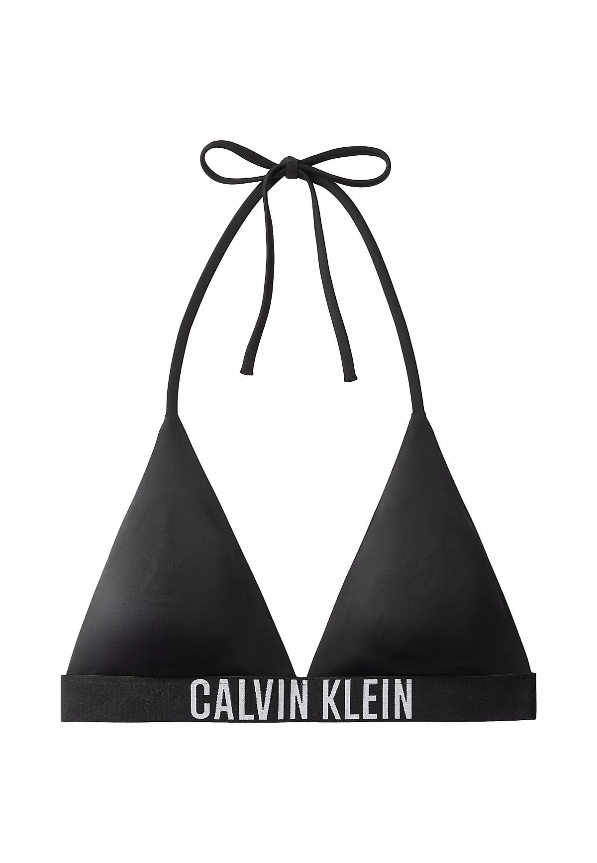 Calvin Klein Calvin Klein Kadın CK Logo Etiketli Üçgen Siyah Bikini Üstü LV00Q61222-UB1