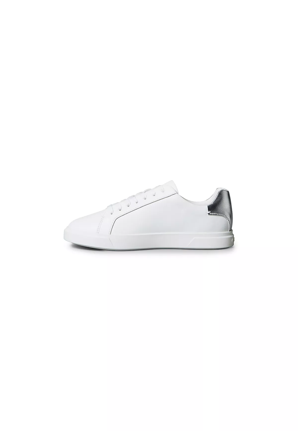 Calvin Klein Calvin Klein Kadın CK Logo Detaylı Düşük Bilekli Deri Beyaz Sneaker HW0HW02846-0K8