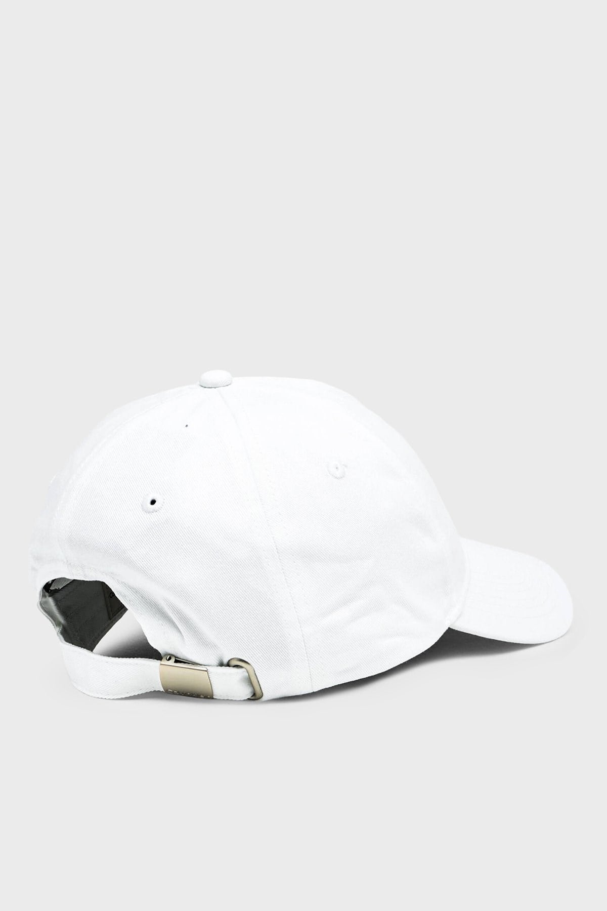 Calvin Klein Calvin Klein Kadın CK Logo Baskılı Pamuklu Ayarlanabilir Tokalı Beyaz Şapka LV04K5027G-YAF