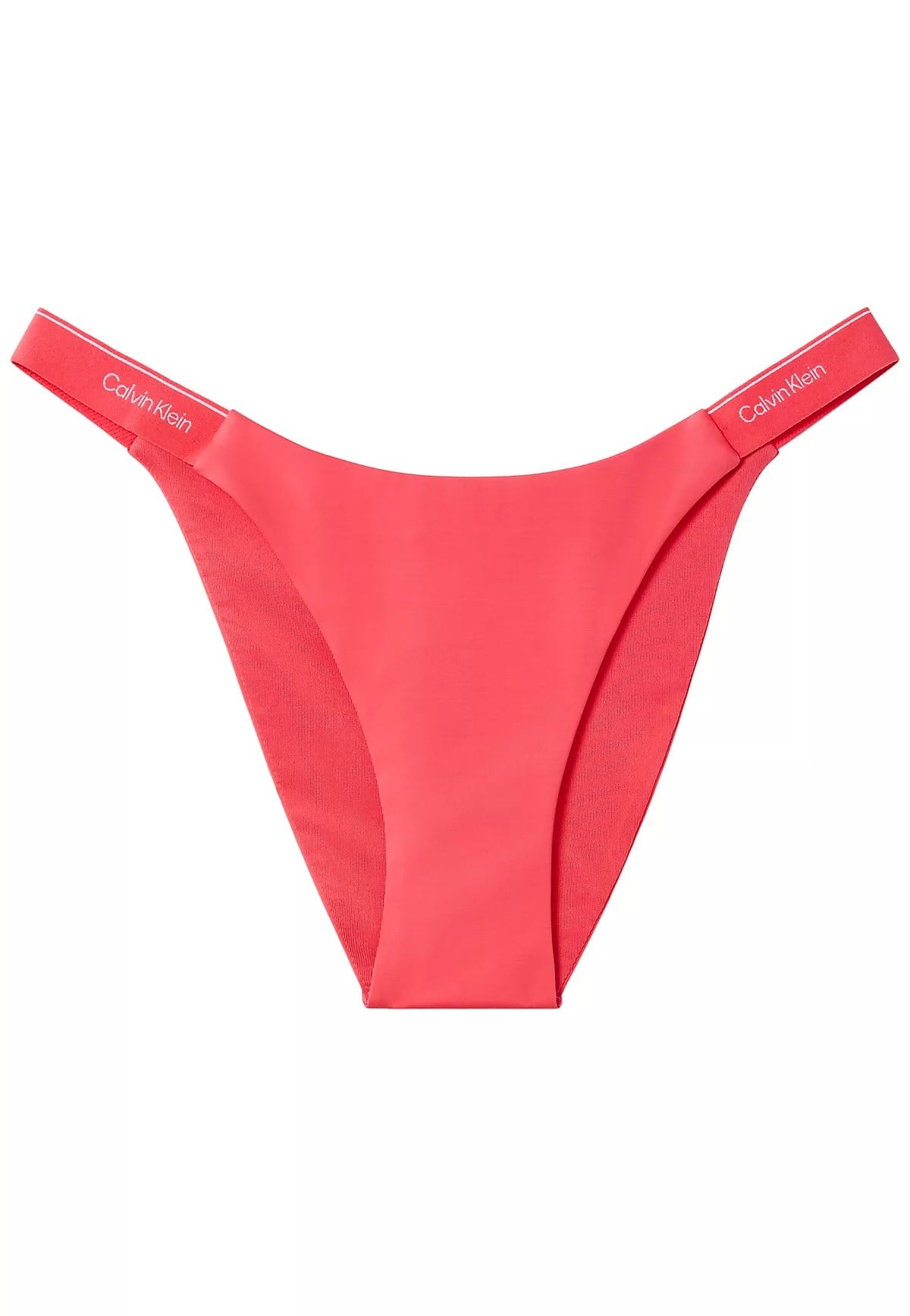 Calvin Klein Calvin Klein Kadın CK Yazı Desenler Yumuşak Rahat Slip Pembe Bikini Altı LV00Q61206-XKP