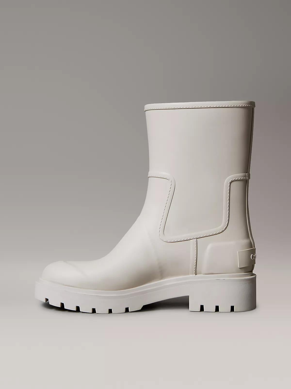 Calvin Klein Calvin Klein Kadın Darbe Emici Konforlu İç Taban Suya Dayanıklı Krem Bot & Bootie YW0YW02004-PA8