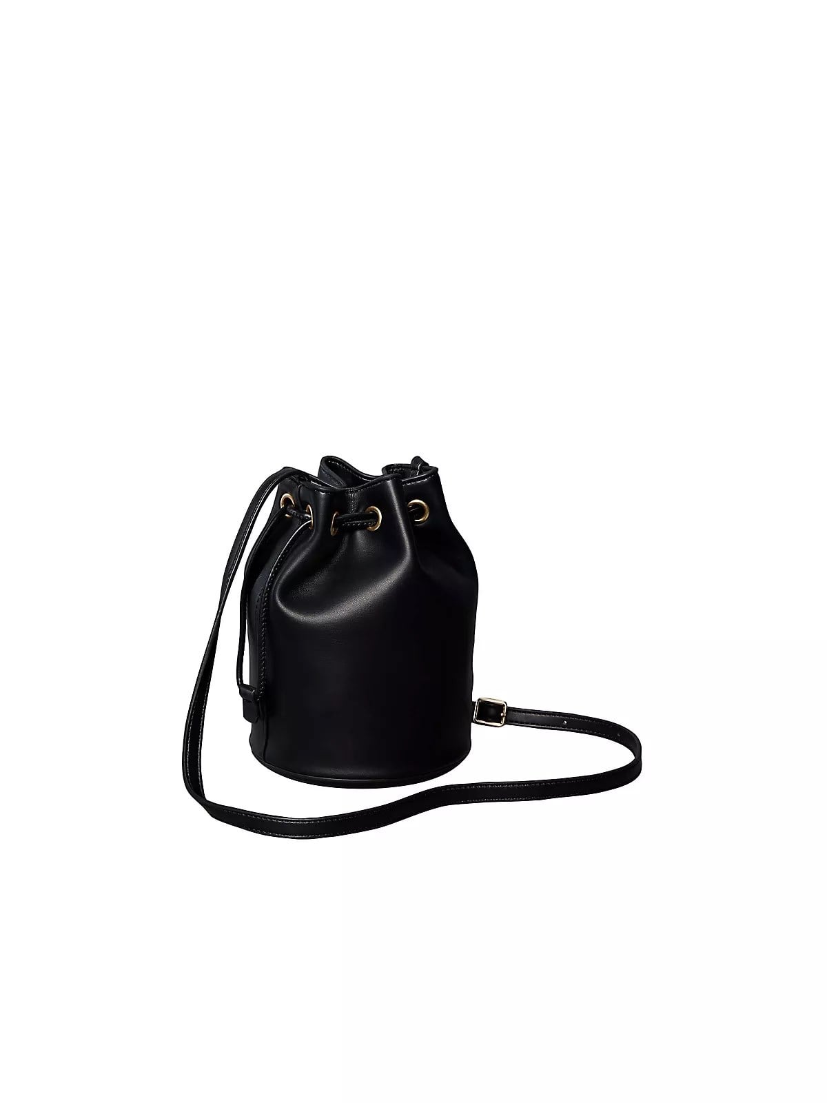 Calvin Klein Calvin Klein Kadın Deri Büzgülü Kapama Ön Kısımda Calvin Klein Parlak İmzalı Monogram Siyah Omuz Çantası LV04F3640G-UB1