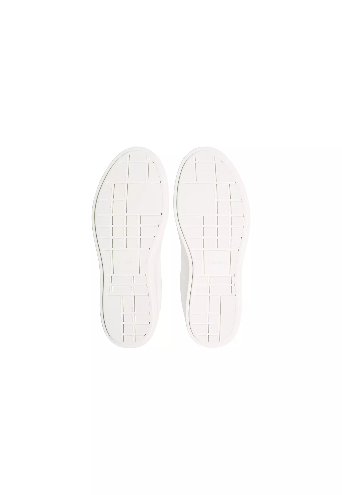 Calvin Klein Calvin Klein Kadın Deri ve Kumaş Karışımlı CK Logo Detaylı Düşük Bilekli Beyaz Sneaker HW0HW03145-0HT