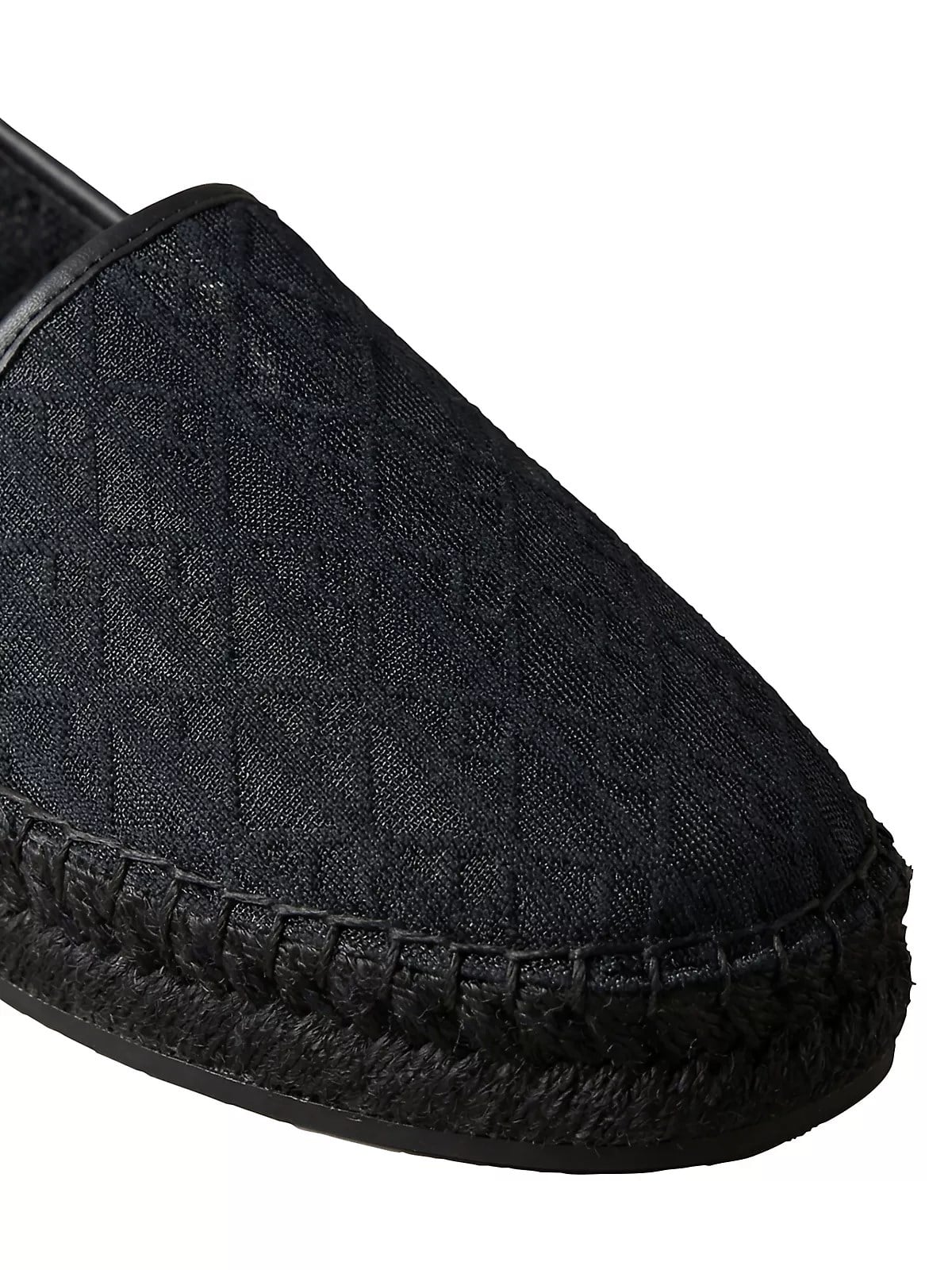 Calvin Klein Calvin Klein Kadın Dikiş Detaylı Düşük Bilekli Kanvas Siyah Espadril HW0HW03032-0GJ