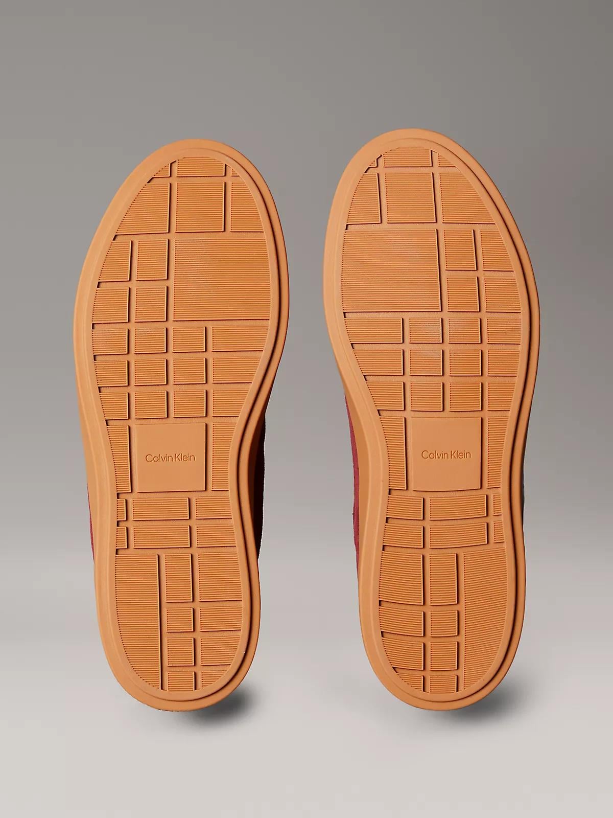 Calvin Klein Calvin Klein Kadın Düşük Bilekli Rahat Taban Deri Kırmızı Sneaker HW0HW02683-09Q