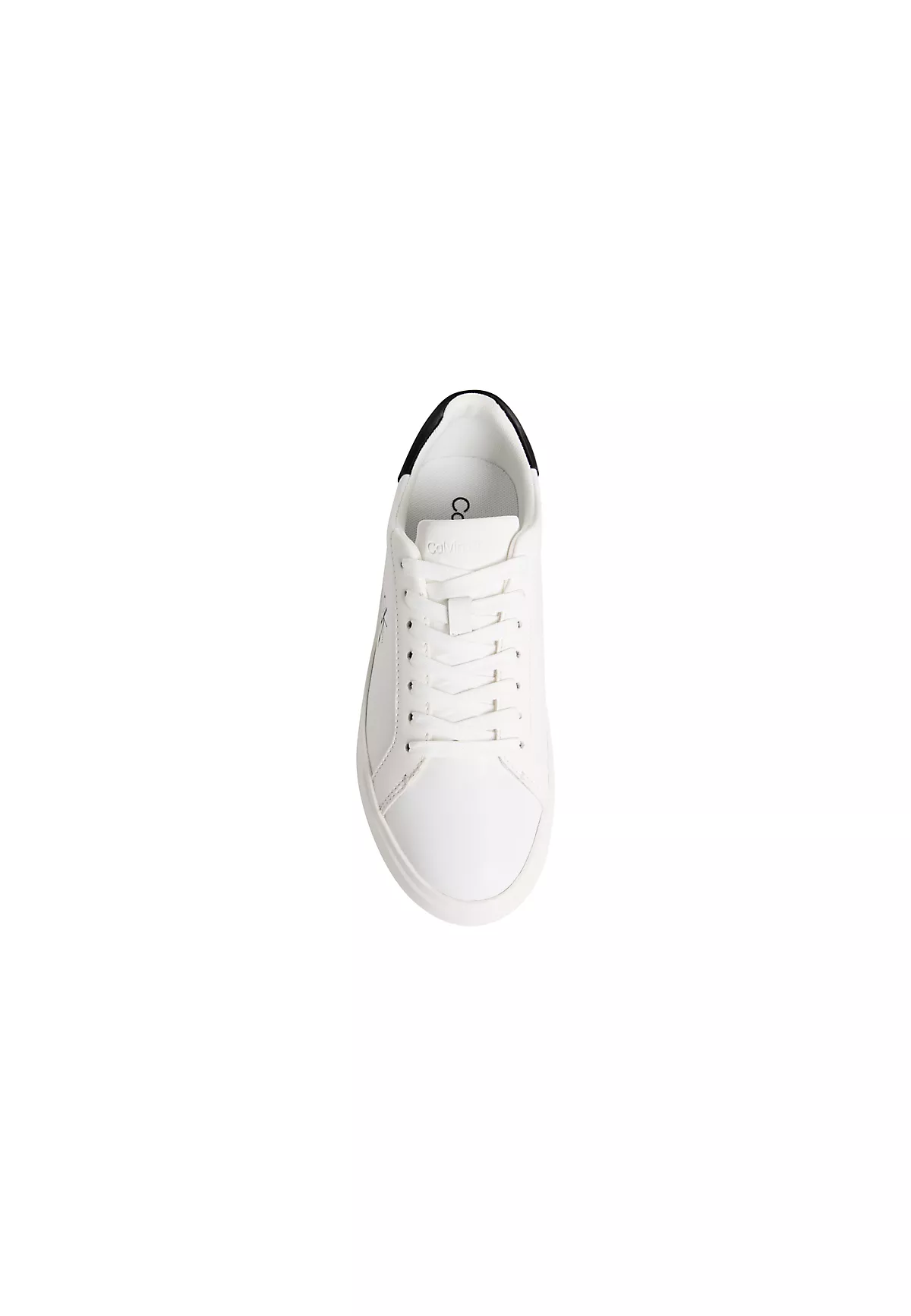 Calvin Klein Calvin Klein Kadın Düşük Bilekli CK Logo Detaylı Deri Beyaz Sneaker HW0HW03146-01W