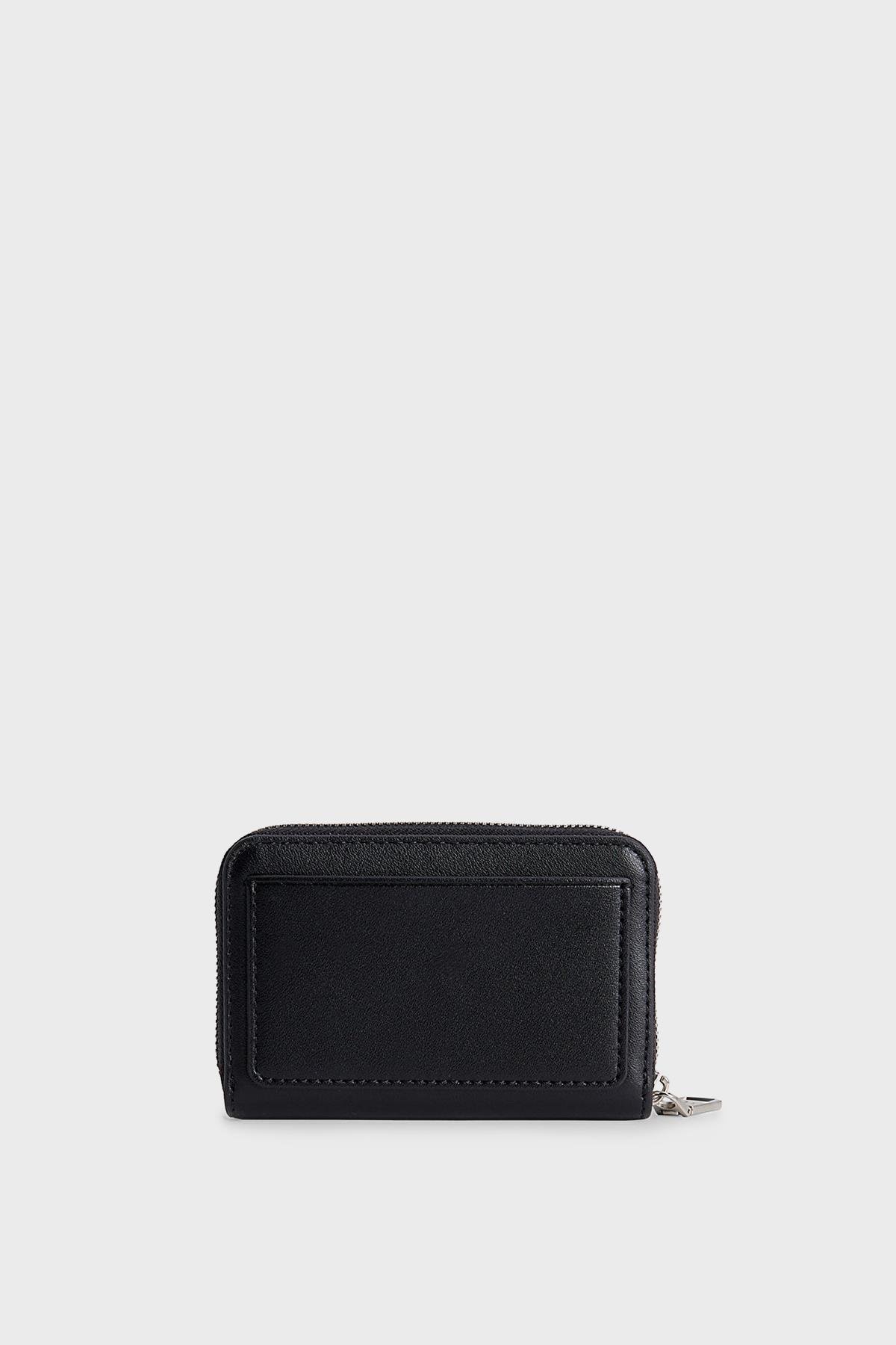 Calvin Klein Calvin Kleın Kadın Fermuar Kapamalı Üç Gözlü Siyah Cüzdan K60K607229-0GJ