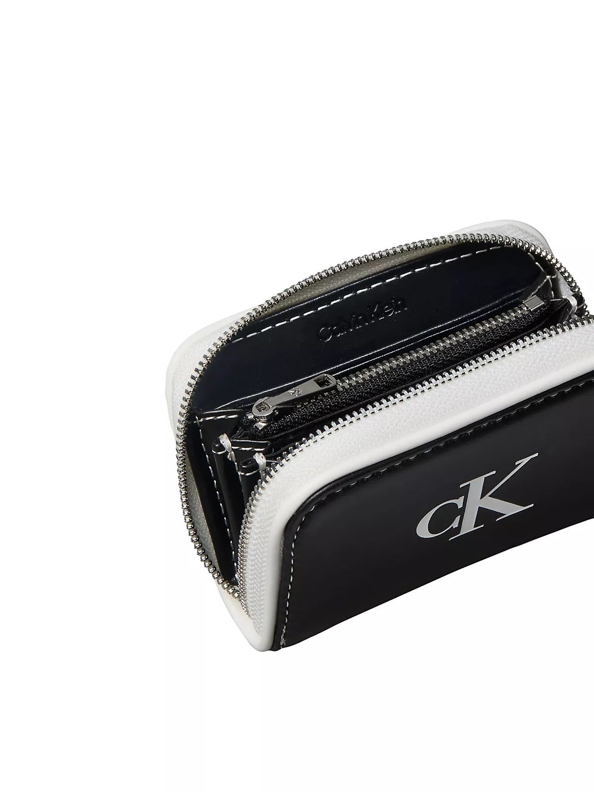 Calvin Klein Calvin Klein Kadın Fermuar İç Cepli Ekstra Kart Bölmeli Deri Siyah Cüzdan LV04F1143G-UB1