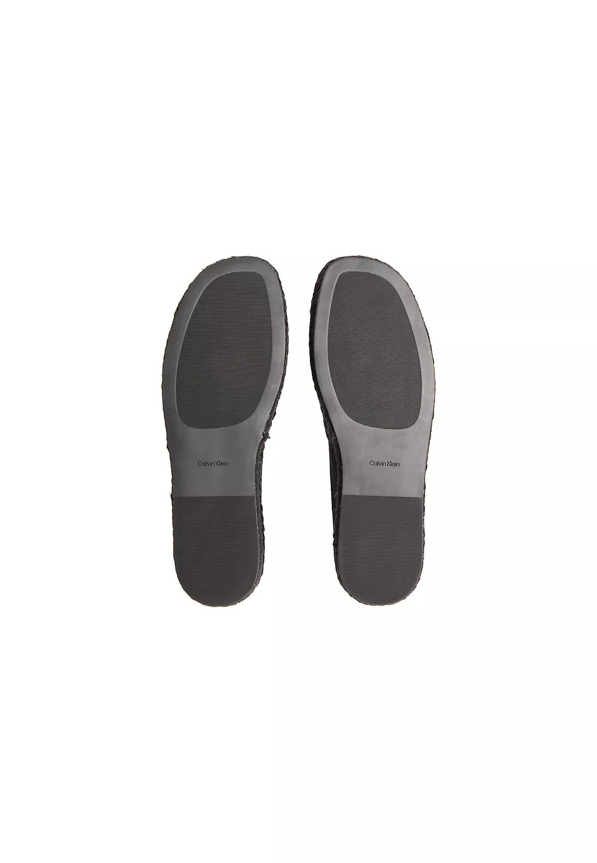 Calvin Klein Calvin Klein Kadın Hasır Topuk Dokuma Kumaş Yuvarlak Burun Siyah Ayakkabı HW0HW02934-0GJ