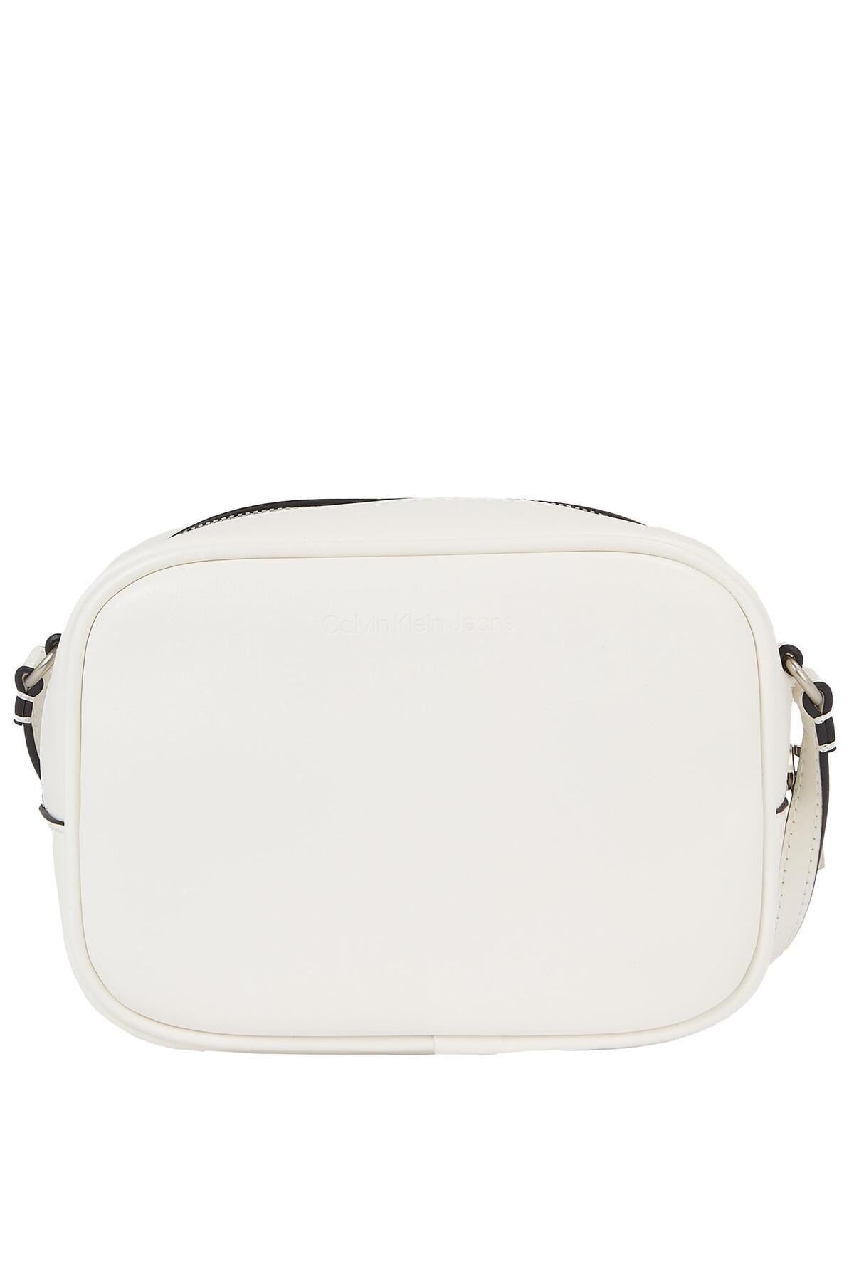 Calvin Klein Calvin Kleın Kadın Logo Ayarlanabilir Askılı Beyaz Çanta K60K610275-YBI
