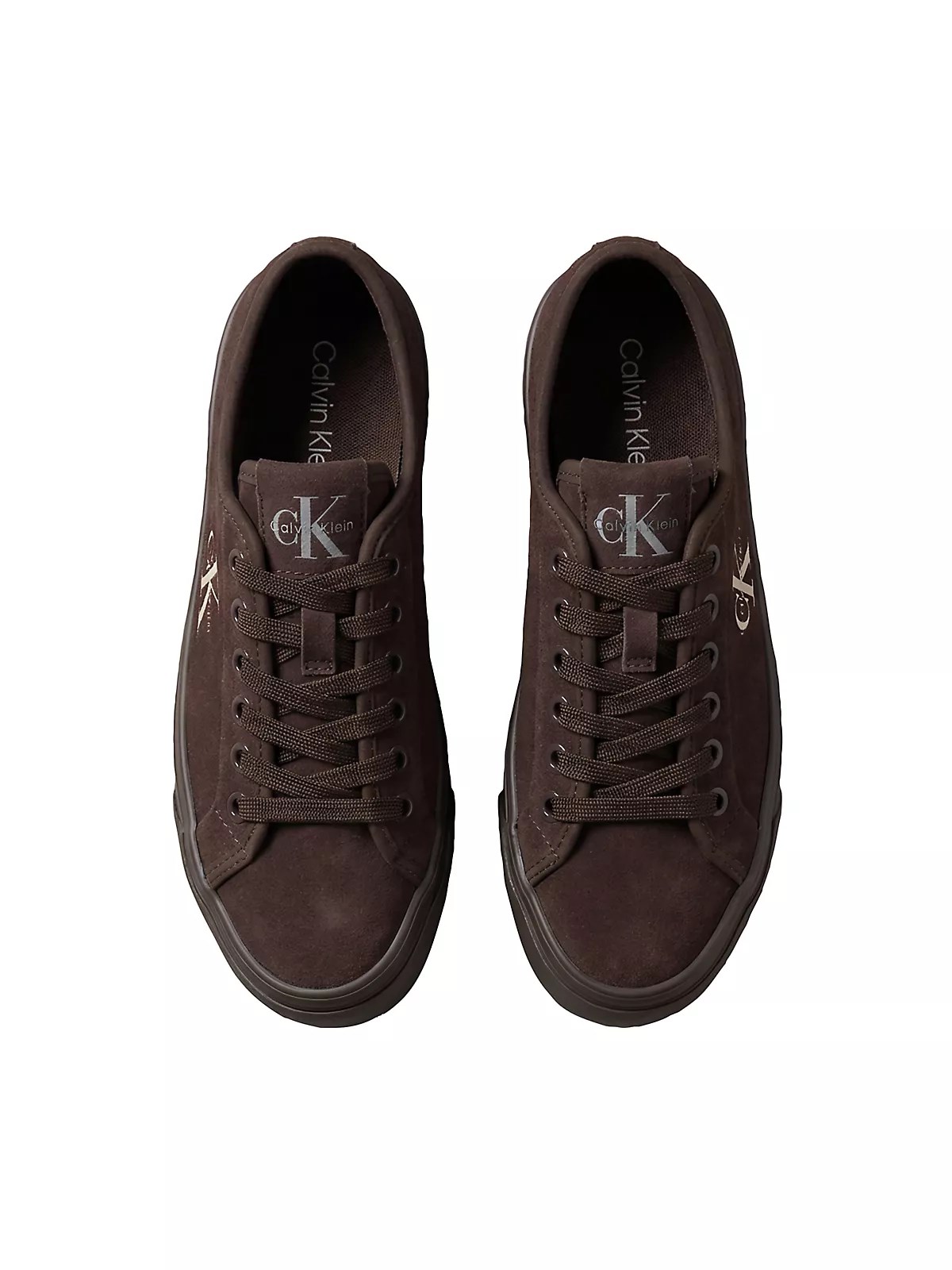 Calvin Klein Calvin Klein Kadın Logo Detaylı Rahat ve Yüksek Tabanlı Kahverengi Sneaker HW0HW03088-VH2
