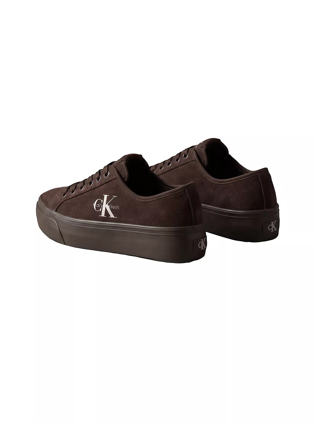 Calvin Klein Calvin Klein Kadın Logo Detaylı Rahat ve Yüksek Tabanlı Kahverengi Sneaker HW0HW03088-VH2