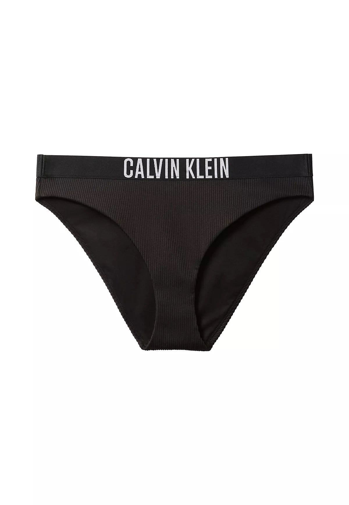 Calvin Klein Calvin Klein Kadın Logo Detaylı Elastik Bel Bantlı Siyah Bikini Altı LV00Q61240-UB1