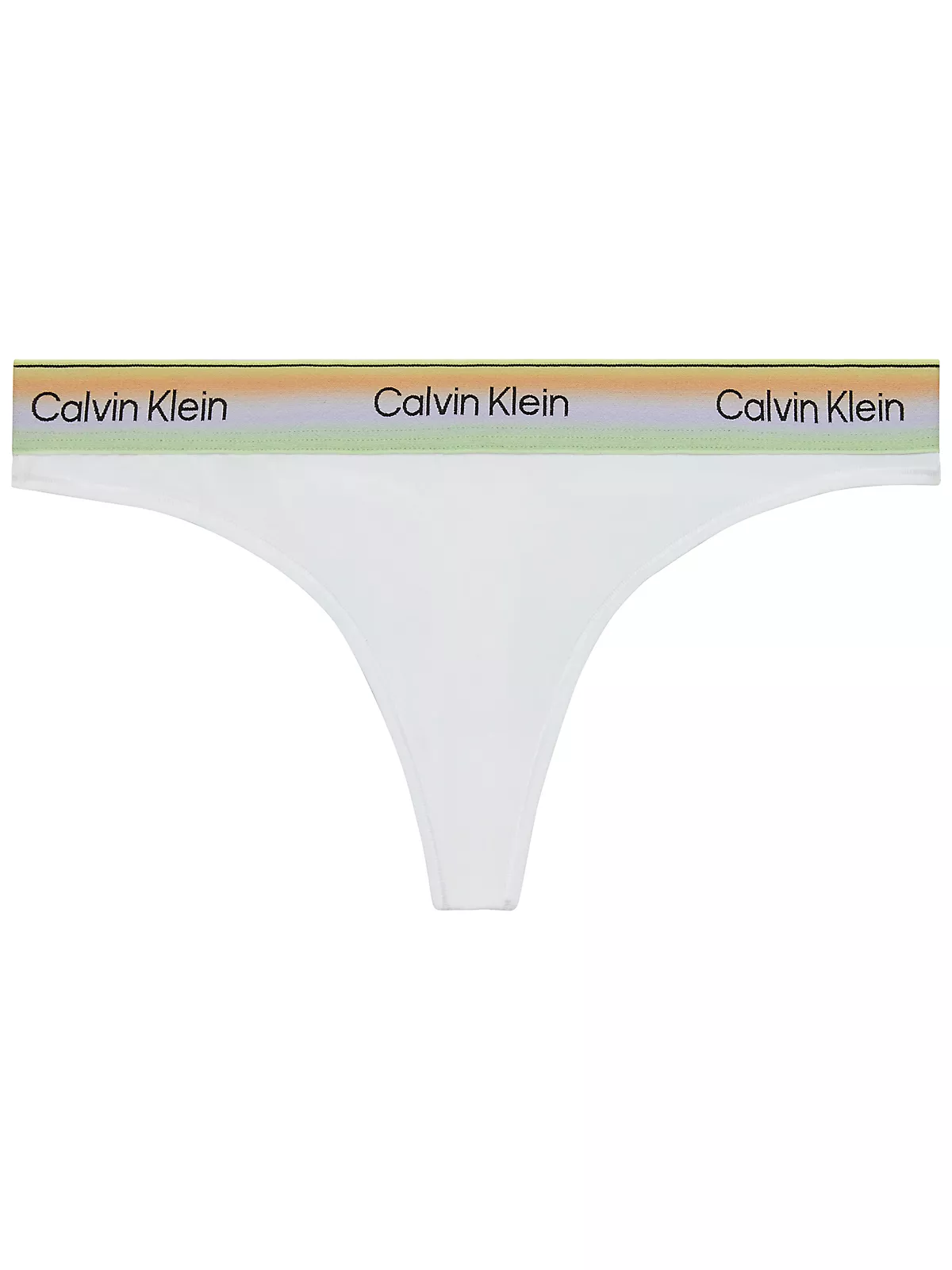 Calvin Klein Calvin Klein Kadın Logo Detaylı Elastik Bel Bantlı Pamuklu Beyaz Bralet LV00QF8857-100