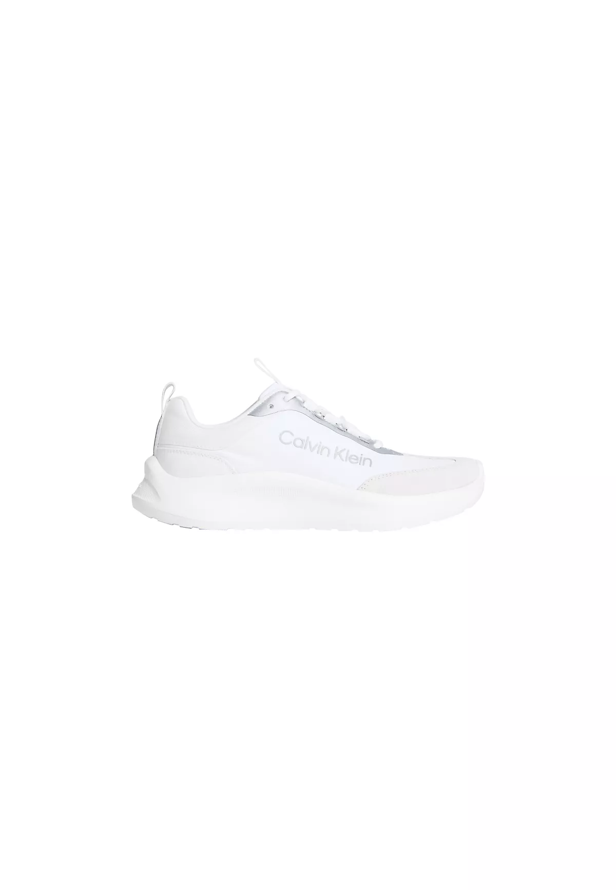 Calvin Klein Calvin Klein Kadın Logo Detaylı Rahat ve Yüksek Tabanlı Beyaz Sneaker HW0HW03149-05Y