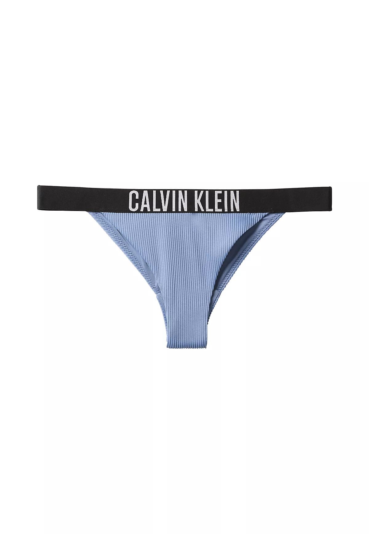 Calvin Klein Calvin Klein Kadın Logo İmzalı Elastik Bel Bantlı Mavi Bikini Altı LV00Q61213-44J