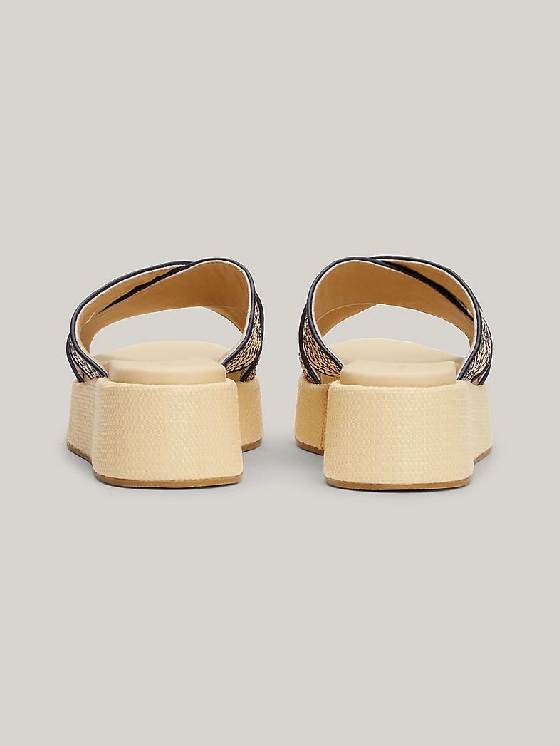 Calvin Klein Calvin Kleın Kadın Logolu Rahat Günlük Bej Sandalet FW0FW07895-0F4