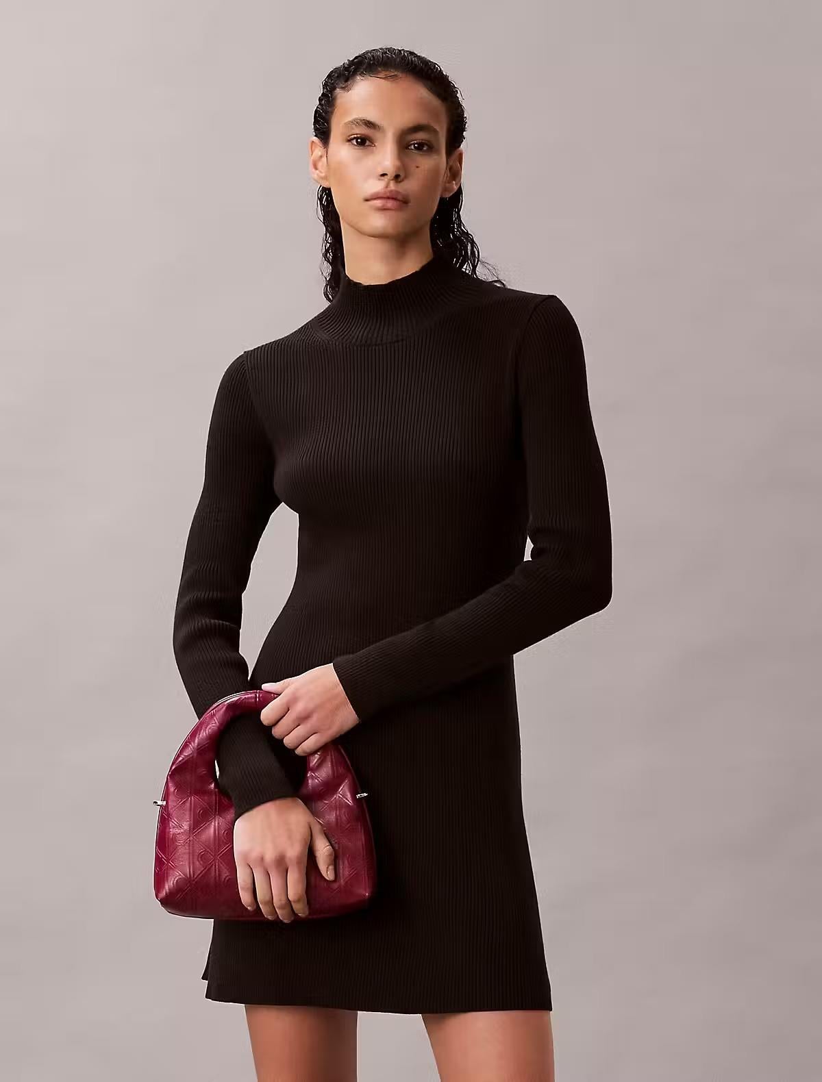 Calvin Klein Calvin Klein Kadın Logolu Fermuarlı Deri Günlük Kullanım Kırmızı Omuz Çantası LV04F3200G-Z1K