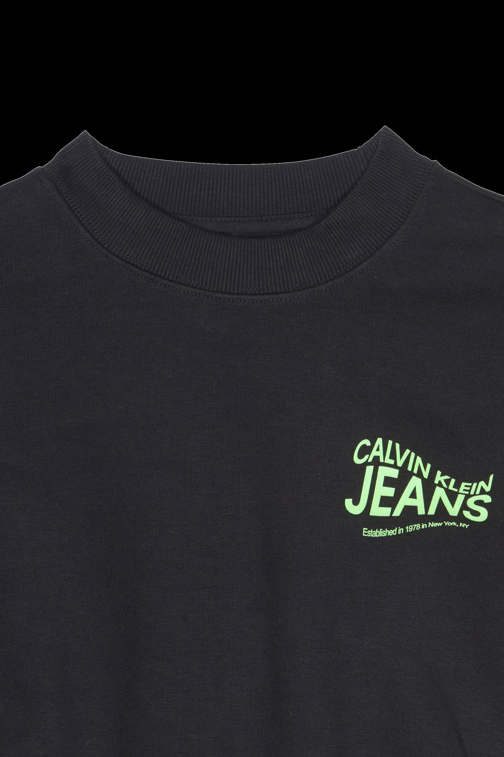 Calvin Klein Calvin Kleın Kadın Marka Logolu Uzun Kollu Rahat Siyah Sweatshirt J20J222227-BEH