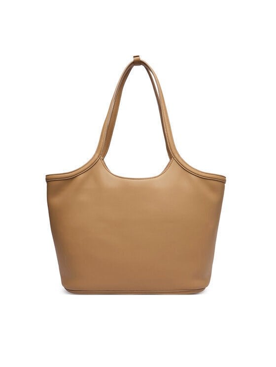 Calvin Klein Calvin Klein Kadın Marka Logolu Düz Deri Kısa Askılı Kahverengi1 Çanta LV04F3562G-RAJ