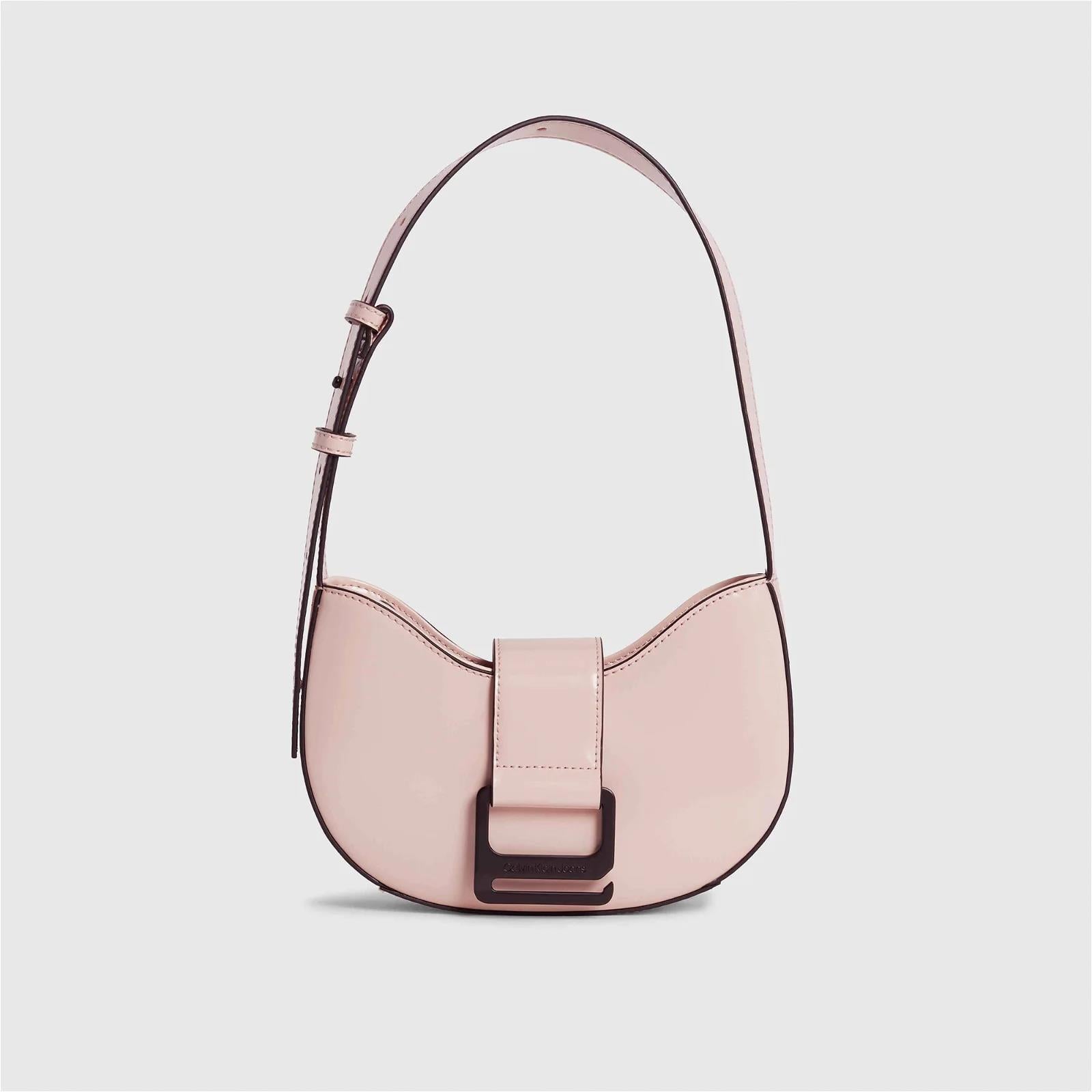 Calvin Klein Calvin Kleın Kadın Marka Logolu Ayarlanabilir Omuz Askılı Pembe Omuz Çantası K60K611474-TFT