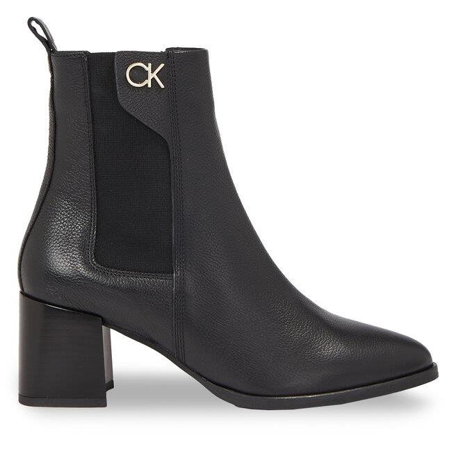 Calvin Klein Calvin Kleın Kadın Marka Logolu Düz Taban Kaydırmaz Günlük Kullanım Siyah Bot & Bootie HW0HW01814-BEH