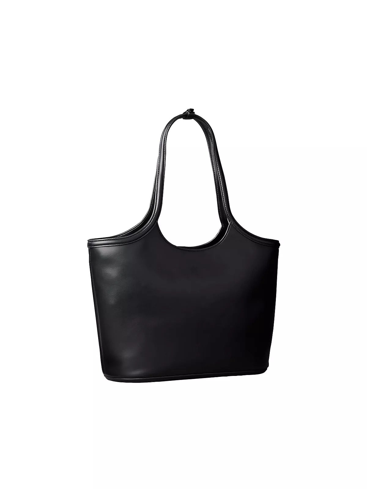 Calvin Klein Calvin Klein Kadın Marka Logolu Düz Deri Kısa Askılı Siyah Çanta LV04F3562G-3L2