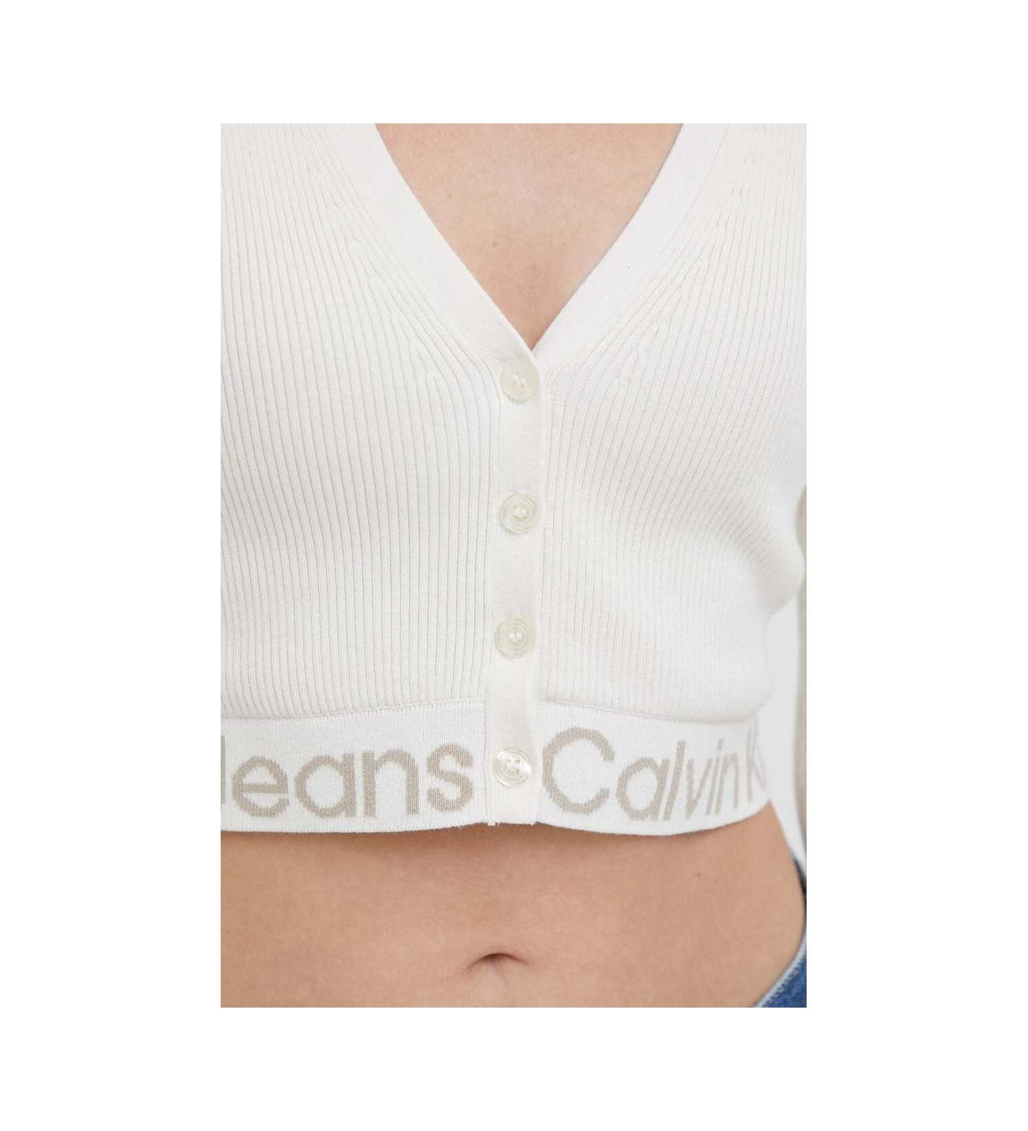 Calvin Klein Calvin Kleın Kadın Marka Logolu Uzun Kollu Rahat Bej Kazak J20J221961-YBI