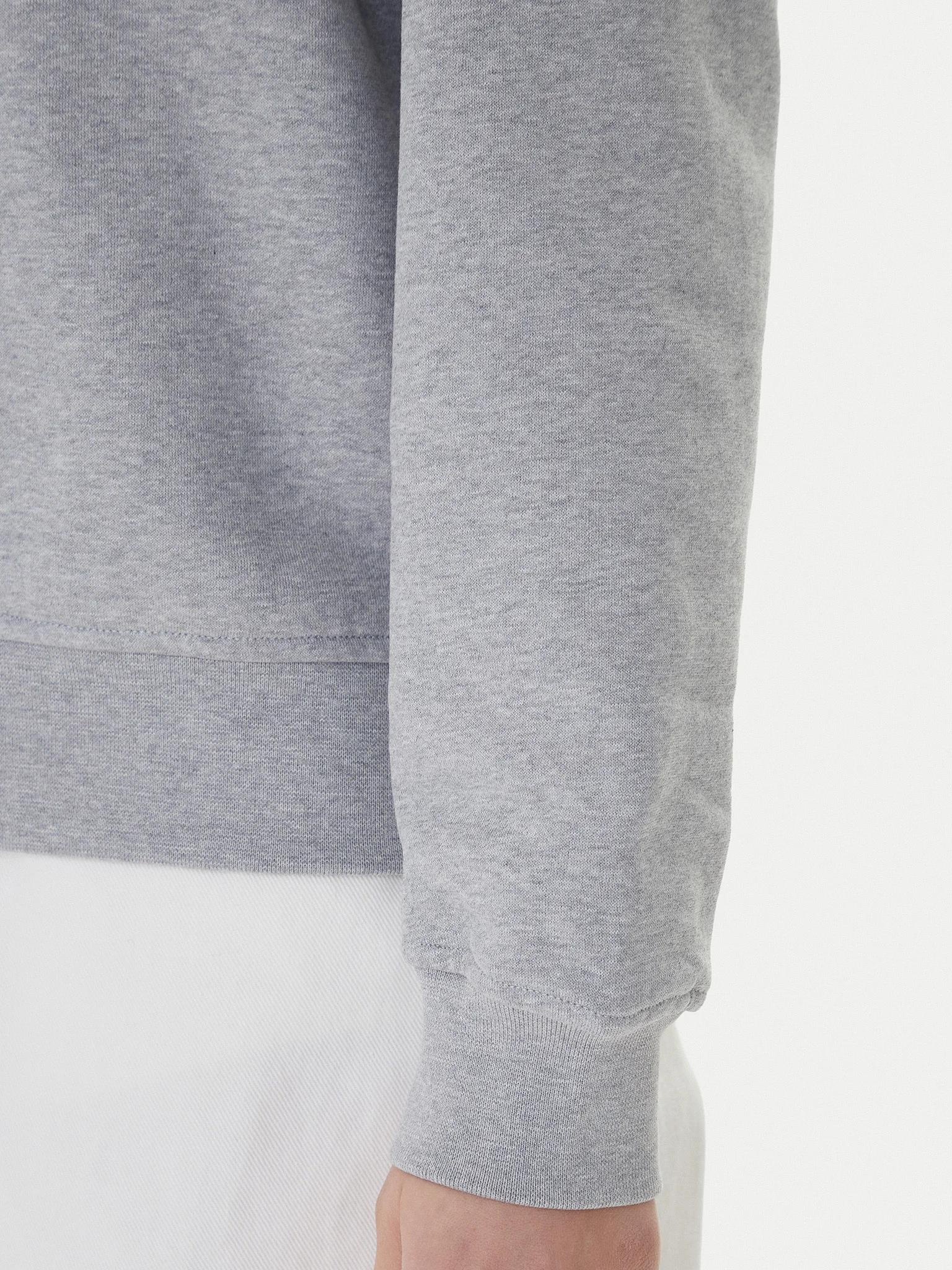 Calvin Klein Calvin Klein Kadın Normal Kalıp Pamuklu Logo İşlemeli Uzun Kollu Gri Sweatshirt LV047E825G-P79