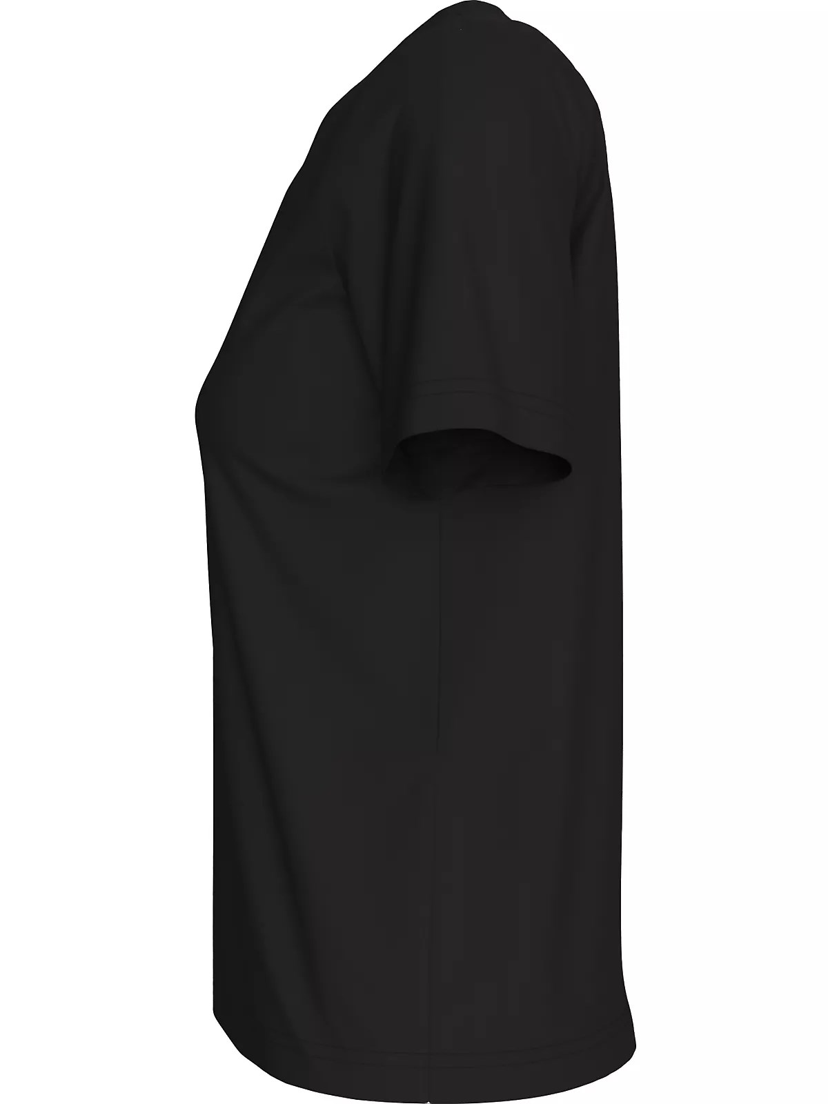 Calvin Klein Calvin Klein Kadın Normal Kalıp Logo Baskılı Pamuklu Kısa Kollu Siyah T-Shirt LV047G806G-UB1