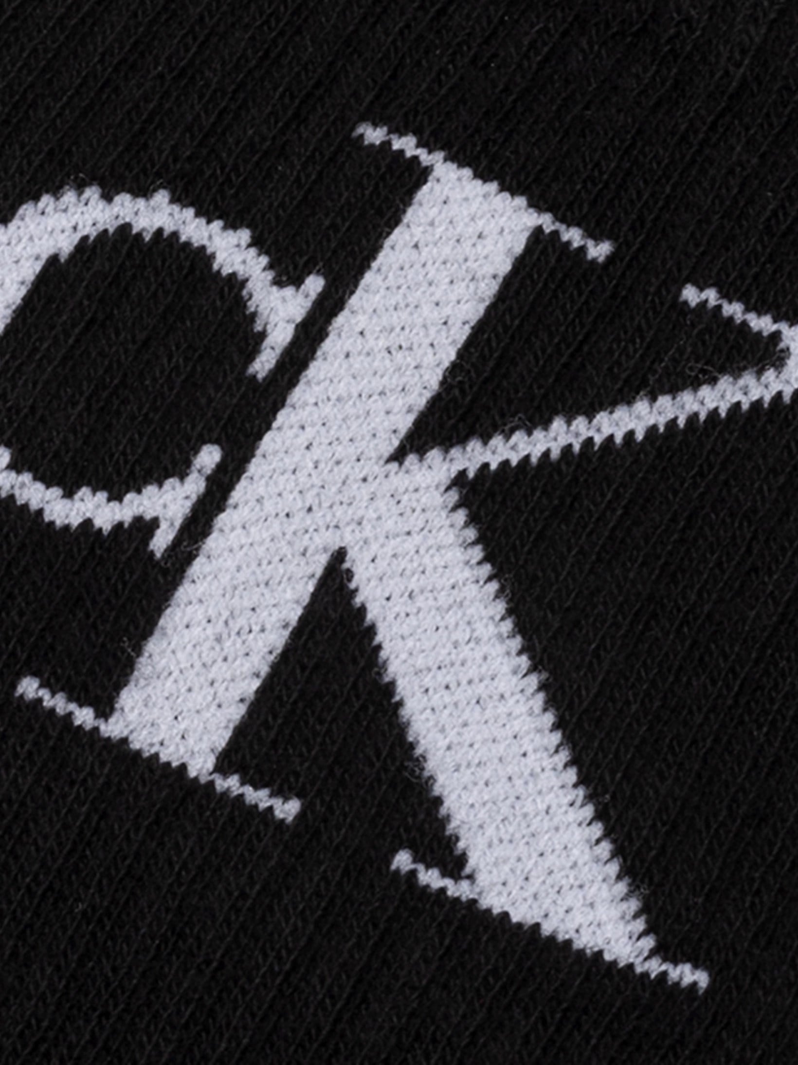 Calvin Klein Calvin Klein Kadın Pamuklu CK Logo Detaylı Uzun İkili Paket Siyah Çorap C701228811-001