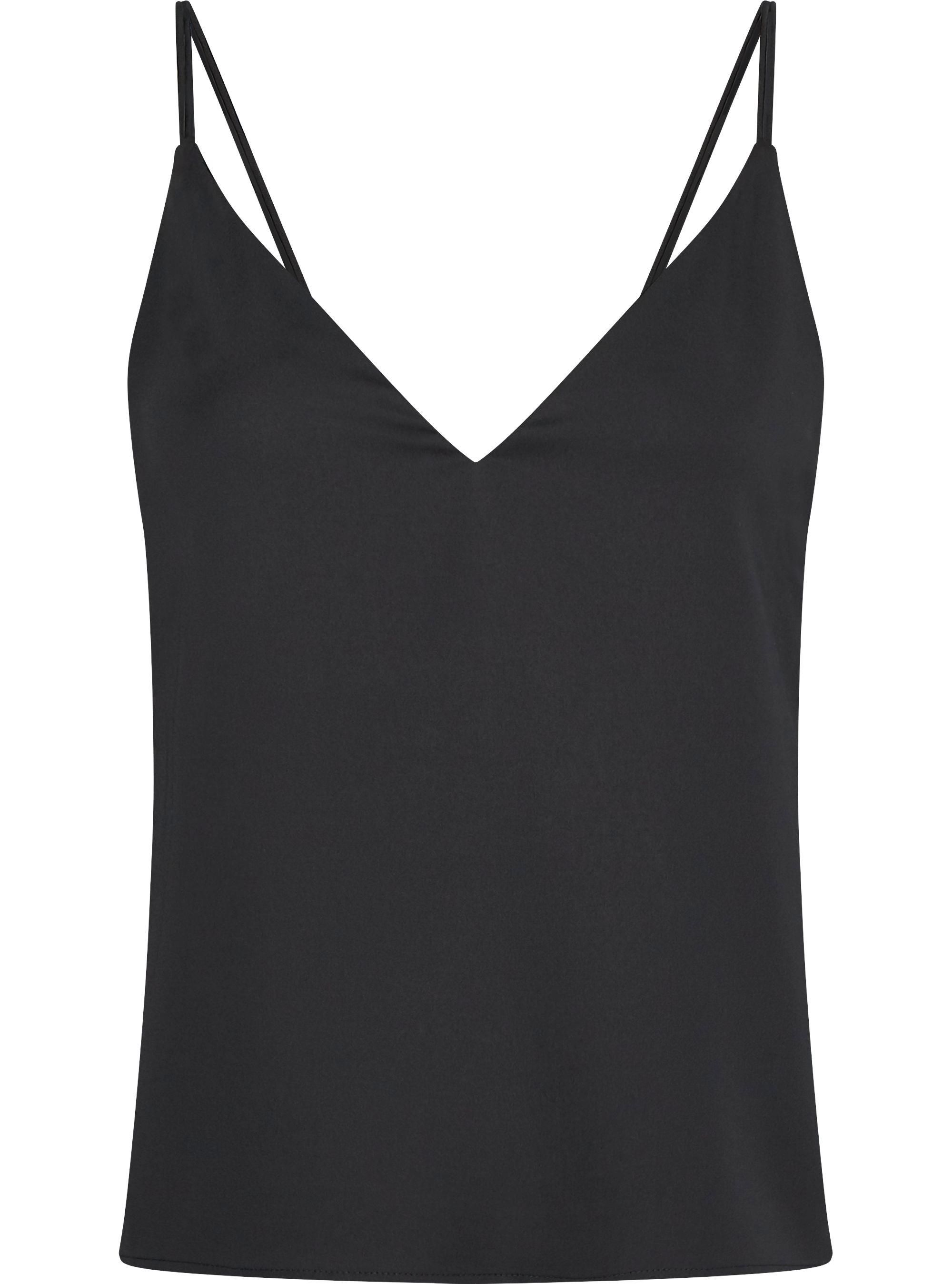 Calvin Klein Calvin Kleın Kadın Pamuklu V Yaka Regular Fit Siyah Bluz K20K203781-BEH