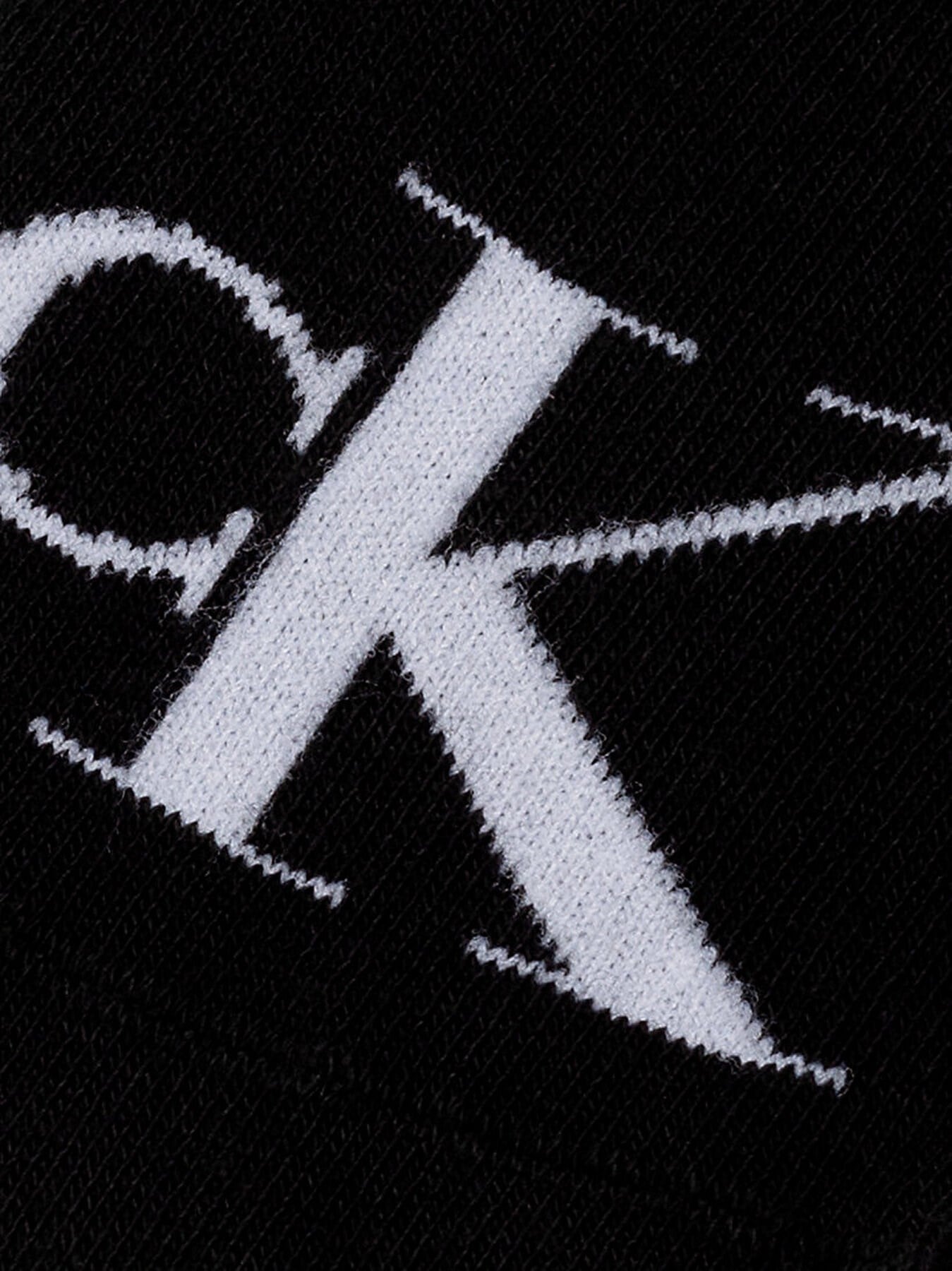 Calvin Klein Calvin Klein Kadın Pamuklu Yumuşak Kumaş CK Logo İşlemeli İkili Paket Siyah Çorap C701228817-001