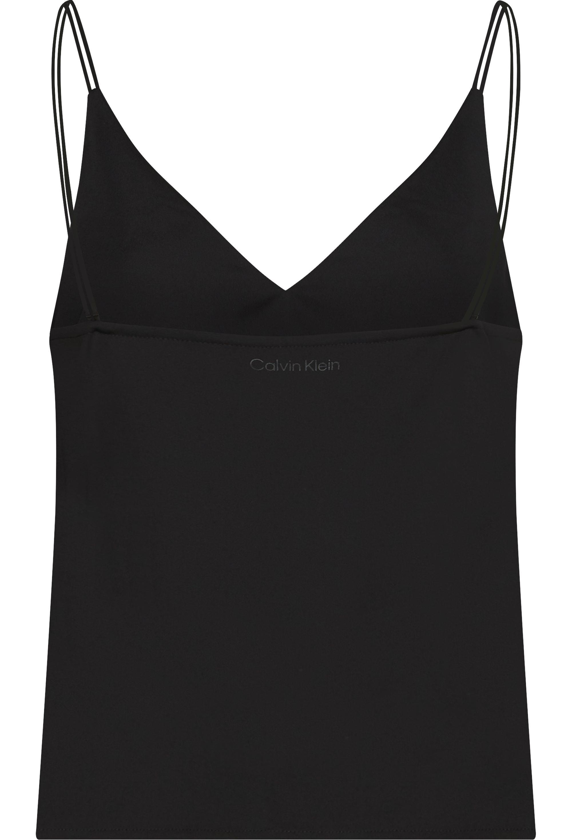 Calvin Klein Calvin Kleın Kadın Pamuklu V Yaka Regular Fit Siyah Bluz K20K203781-BEH